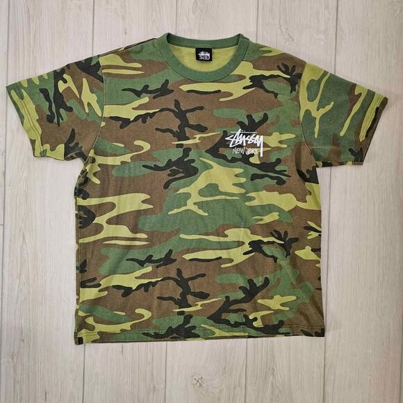Camouflage Stussy New York Chapter T-Shirt (RARE DS) - Picture 2 of 4